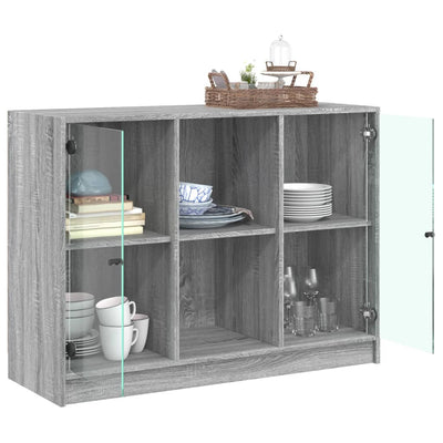 Senkki harmaa Sonoma 102x37x75,5 cm tekninen puu
