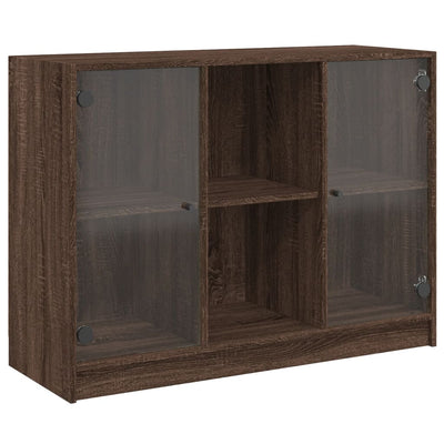Senkki ruskea tammi 102x37x75,5 cm tekninen puu
