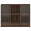 Senkki ruskea tammi 102x37x75,5 cm tekninen puu