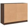 Senkki ruskea tammi 102x37x75,5 cm tekninen puu