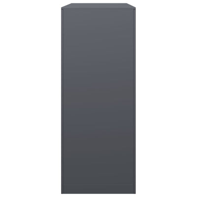 Polttopuuteline antrasiitti 100x40x100 cm teräs