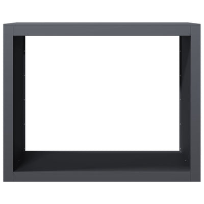 Antrasiitti polttopuuteline Izidora 100x40x80cm (teräs)