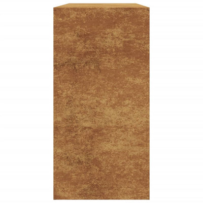 Polttopuuteline 100x40x80 cm corten teräs