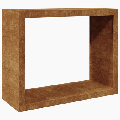 Polttopuuteline 100x40x80 cm corten teräs