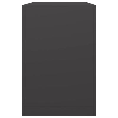 Polttopuuteline musta 100x40x60 cm teräs