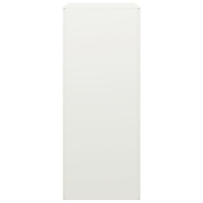 Valkoinen polttopuuteline Izidora 60x40x100cm (teräs)