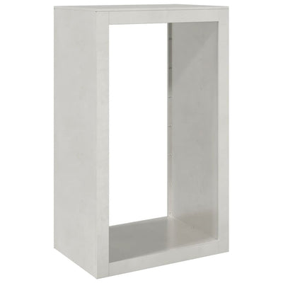 Ruostumaton teräs polttopuuteline Izidora 60x40x100cm