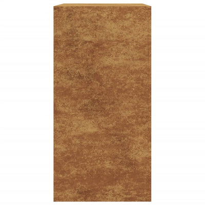 Polttopuuteline 60x40x80 cm corten teräs