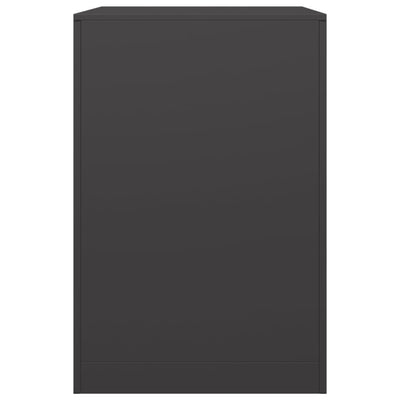 Musta polttopuuteline Izidora 60x40x60cm (teräs)