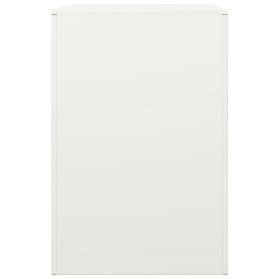 Valkoinen polttopuuteline Izidora 60x40x60cm (teräs)