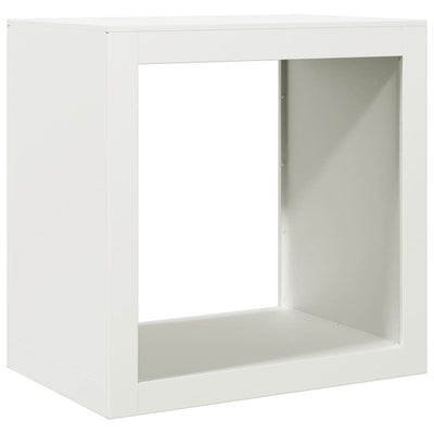 Valkoinen polttopuuteline Izidora 60x40x60cm (teräs)