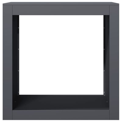 Antrasiitti polttopuuteline Izidora 60x40x60cm (teräs)