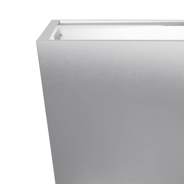 Galvanoitu puutarhakukkalaatikot Henea 30x30x30cm (2 kpl)