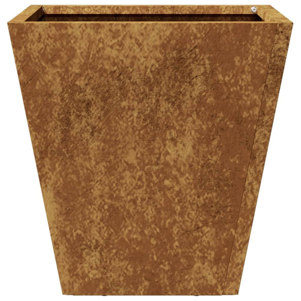 Corten teräs puutarhakukkalaatikot Henea 30x30x30cm (2 kpl)