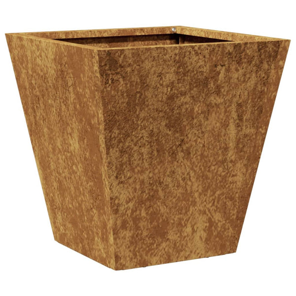 Corten teräs puutarhakukkalaatikot Henea 30x30x30cm (2 kpl)