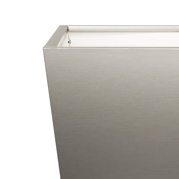 Corten teräs puutarhakukkalaatikot Henea 30x30x30cm (2 kpl)