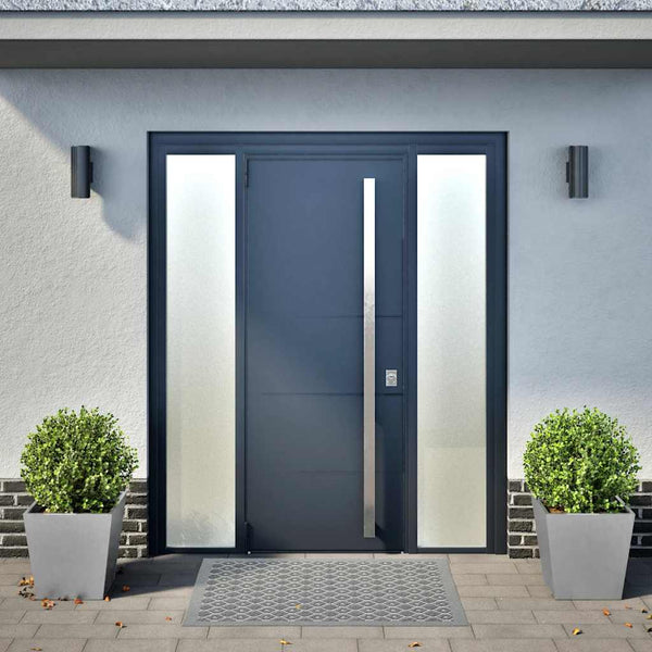 Galvanoitu puutarhakukkalaatikot Henea 40x40x40cm (2 kpl)