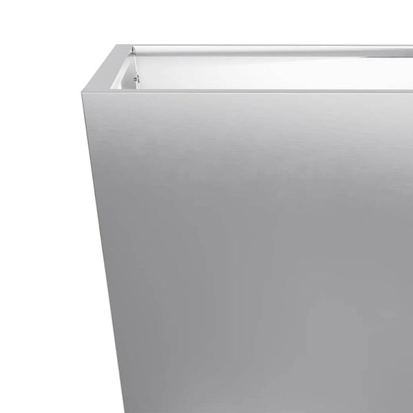 Galvanoitu puutarhakukkalaatikot Henea 40x40x40cm (2 kpl)