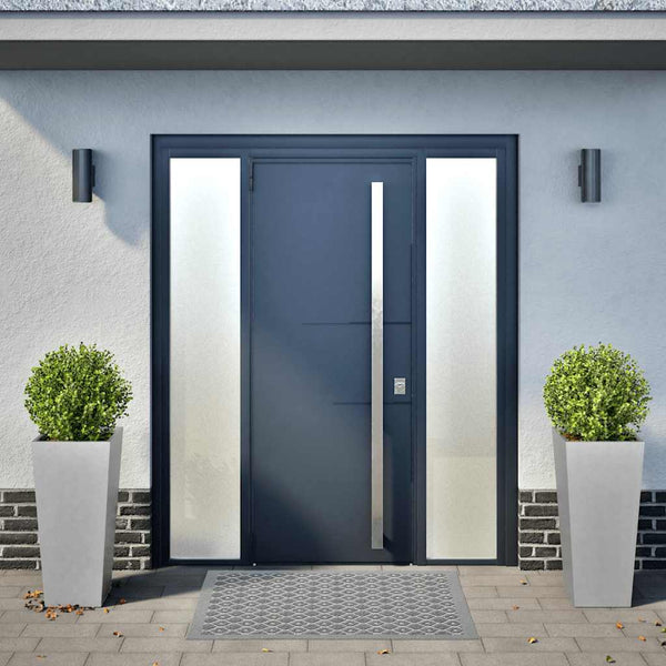 Galvanoitu puutarhakukkalaatikot Henea 35x35x75cm (2 kpl)