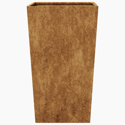 Puutarhakukkalaatikot 2 kpl 45x45x75 cm Corten teräs
