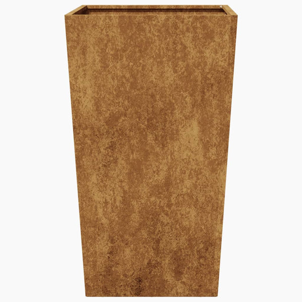 Corten teräs puutarhakukkalaatikot Henea 45x45x75cm (2 kpl)