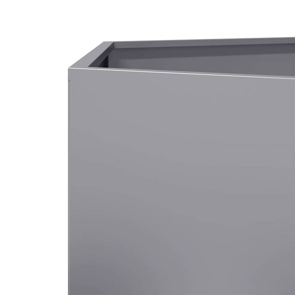 Galvanoitu puutarhakukkalaatikko kuusikulma Urissidi 46x40x45cm (teräs)