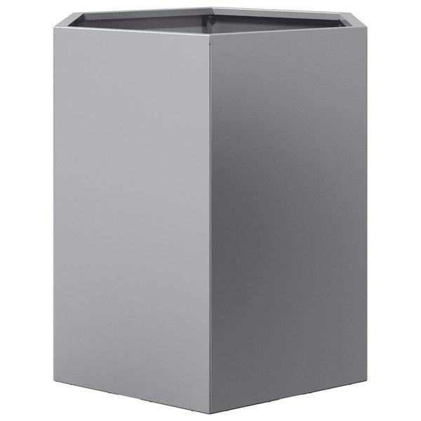 Galvanoitu puutarhakukkalaatikot kuusikulma Urissidi 46x40x45cm (teräs)