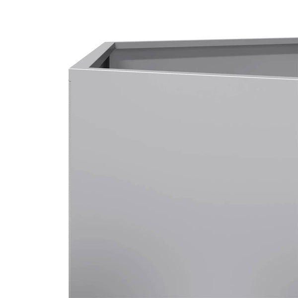 Galvanoitu puutarhakukkalaatikko kuusikulma Urissidi 138x120x45cm (teräs)