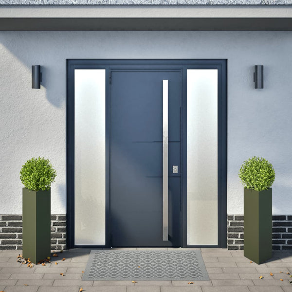 Oliivinvihreä puutarhakukkalaatikot Amelita 30x26x75cm (2)