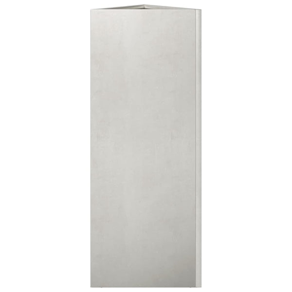 Ruostumaton teräs puutarhakukkalaatikot Amelita 30x26x75cm (2kpl kolmio)