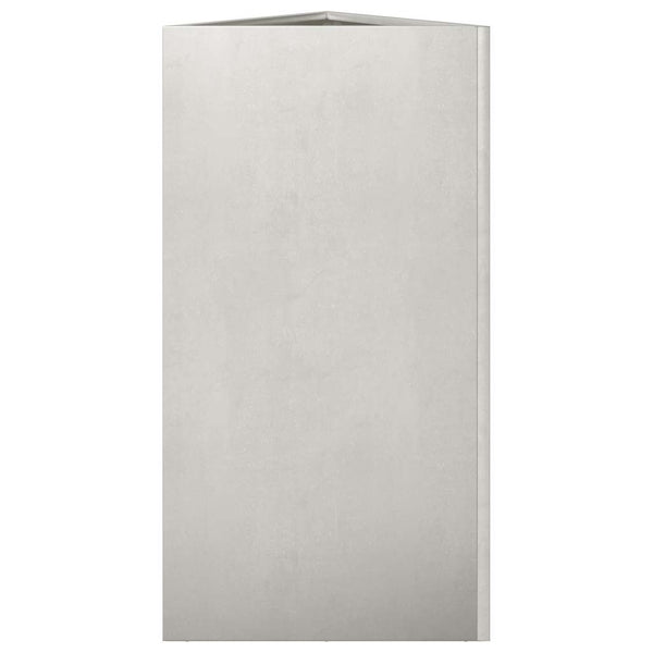 Ruostumaton teräs puutarhakukkalaatikot Amelita 40x34,5x70cm (2 kolmio)