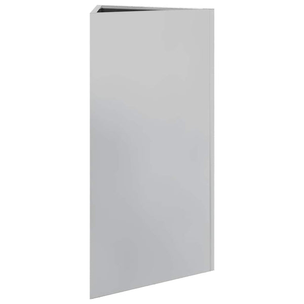 Galvanoitu puutarhakukkalaatikko kolmio Amelita 40x34,5x70cm (teräs)