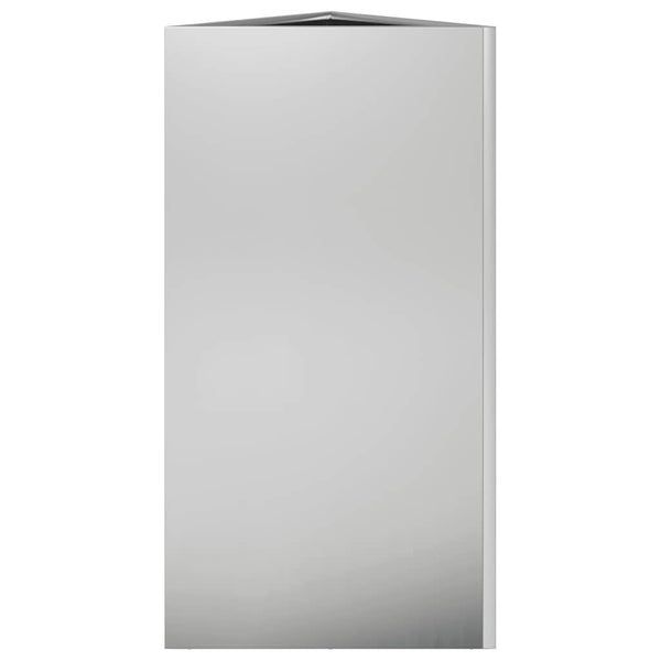 Galvanoitu puutarhakukkalaatikko kolmio Amelita 40x34,5x70cm (teräs)