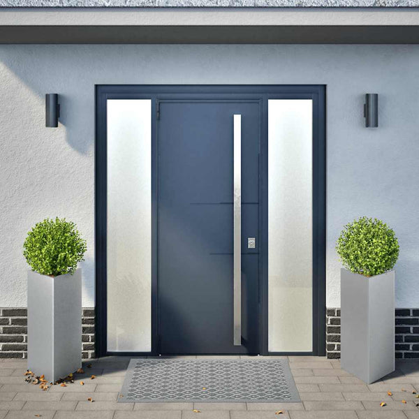 Galvanoitu puutarhakukkalaatikot Amelita 40x34,5x70cm (2 kolmio)