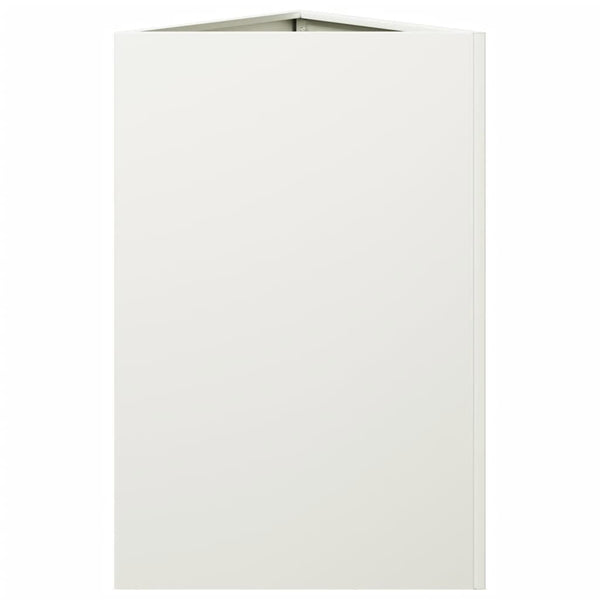 Valkoinen puutarhakukkalaatikot Amelita 50x43x75cm (2 kpl teräs)