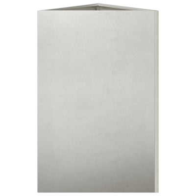 Puutarhakukkalaatikot 2kpl kolmio 50x43x75 cm ruostumaton teräs