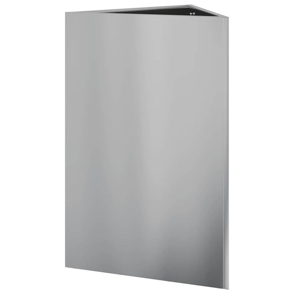 Galvanoitu puutarhakukkalaatikko kolmio Amelita 50x43x75cm (teräs)