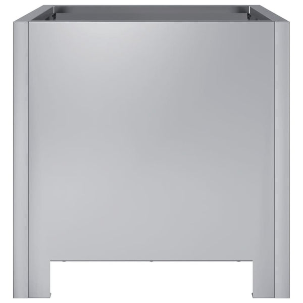 Galvanoitu puutarhakukkalaatikot Magheti 30x30x30cm (2 kpl)