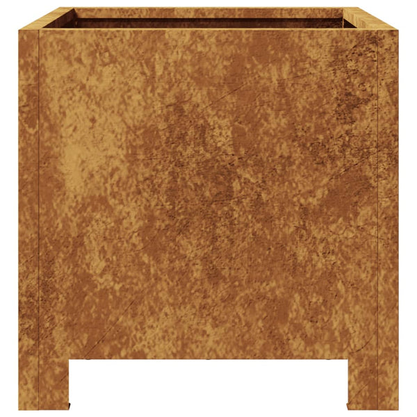 Corten teräs puutarhakukkalaatikot Magheti 30x30x30cm (2 kpl)