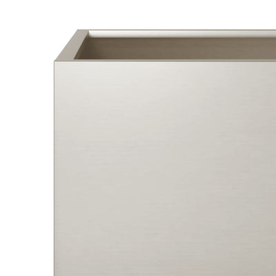 Puutarhakukkalaatikot 2 kpl 30x30x30 cm Corten teräs