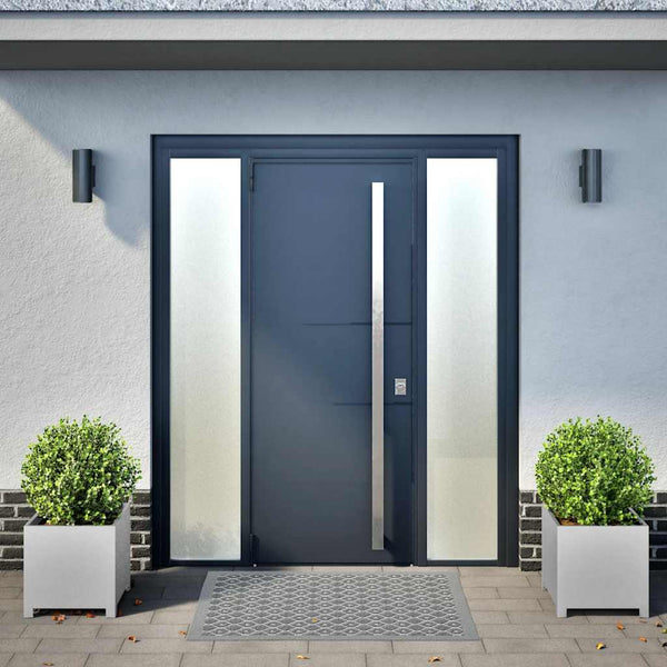 Galvanoitu puutarhakukkalaatikot Magheti 40x40x40cm (2 kpl)