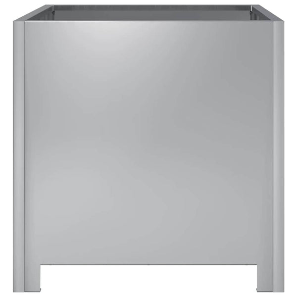 Galvanoitu puutarhakukkalaatikot Magheti 40x40x40cm (2 kpl)