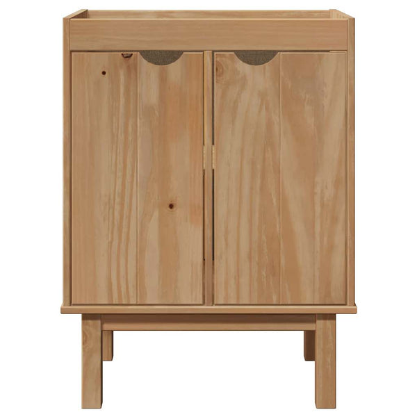 Kylpyhuoneen pesuallaskaappi OTTA 59x40x80 cm täysi mänty