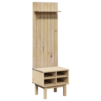 Eteisyksikkö OTTA 50x40x160 cm täysi mänty