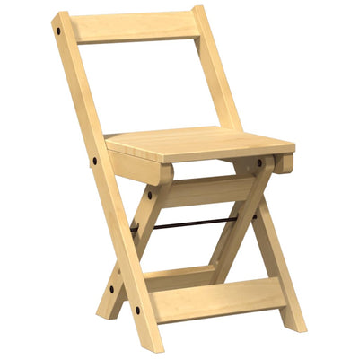 Ruskea ruokapöydän tuolit taitettavat Coca (4 kpl corona mänty)