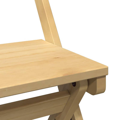 Ruskea ruokapöydän tuolit taitettavat Coca (4 kpl corona mänty)