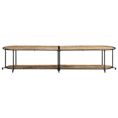 TV-taso 200x42x40 cm täysi karkea mangopuu