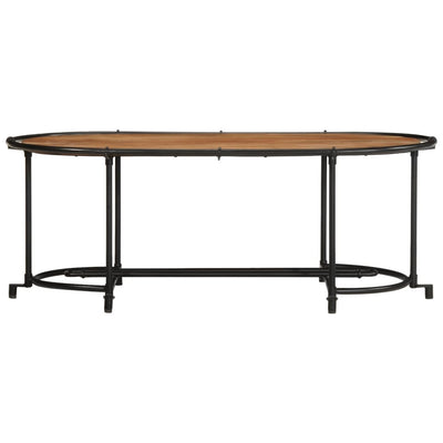 Sohvapöytä 110x55x40 cm täysi akasiapuu