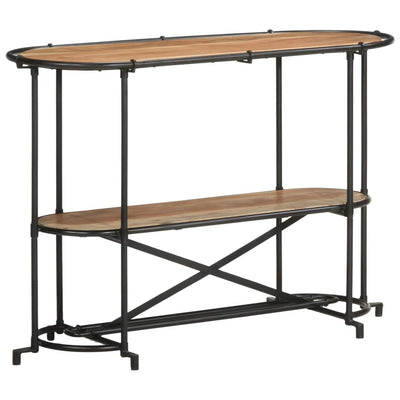 Konsolipöytä 110x42x76 cm täysi akaasiapuu