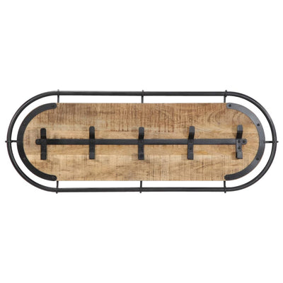 Seinänaulakko Eleonoa (5 koukulla karkea mangopuu)